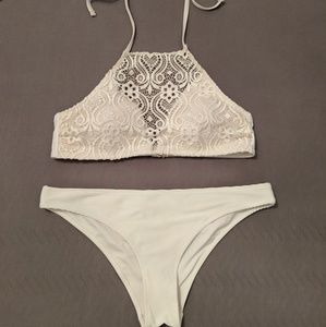White bikini
